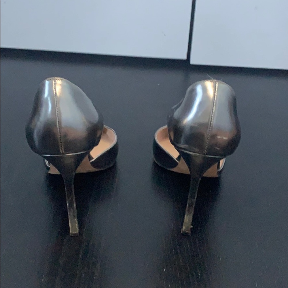 Silver manolo blahnik shoes